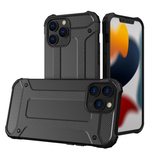 Hybrid Armor fodral iPhone 14 Pro pansarhybridfodral svart