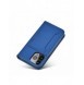 Magnetkortfodral för iPhone 14 Pro flip cover plånboksställ blå