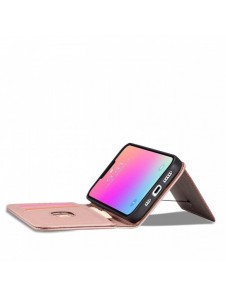 Magnetkortfodral för iPhone 14 Pro Max flip-fodral plånboksställ rosa