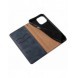 Magnet Strap Case Fodral för iPhone 14 Flip Wallet Mini Lanyard Stand Blå