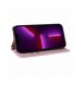 Magnet Strap Fodral iPhone 14 Fodral Flip Wallet Mini Lanyard Stand Rosa