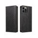 Magnet Strap Case Fodral för iPhone 14 Plus Flip Wallet Mini Lanyard Stand Svart