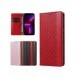 Magnet Strap Fodral iPhone 14 Plus Fodral med Flip Wallet Mini Lanyard Stand Röd