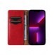 Magnet Strap Fodral iPhone 14 Plus Fodral med Flip Wallet Mini Lanyard Stand Röd
