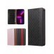 Magnet Strap Fodral för iPhone 14 Pro Flip Wallet Mini Lanyard Stand Svart