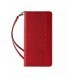 Magnet Strap Fodral iPhone 14 Pro Fodral med Flip Wallet Mini Lanyard Stand Röd