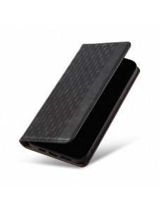 Magnet Strap Case Fodral för iPhone 14 Pro Max Flip Wallet Mini Lanyard Stand Svart