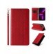 Magnet Strap Case Fodral för iPhone 14 Pro Max Flip Wallet Mini Lanyard Stand Röd