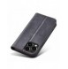 Magnet Fancy Case fodral för iPhone 14 flip cover plånboksställ svart