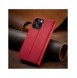 Magnet Fancy Case fodral för iPhone 14 flip cover plånboksställ rött
