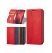 Magnet Fancy Case fodral för iPhone 14 flip cover plånboksställ rött