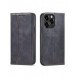 Magnet Fancy Case fodral för iPhone 14 Plus flip cover plånboksställ svart