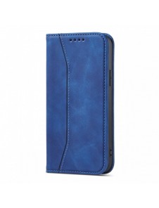Magnet Fancy Case fodral för iPhone 14 Plus flip cover plånboksställ blå