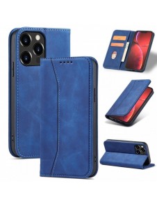 Magnet Fancy Case fodral för iPhone 14 Plus flip cover plånboksställ blå