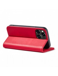 Magnet Fancy Case-fodral för iPhone 14 Plus flip cover plånboksställ rött