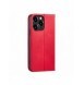 Magnet Fancy Case-fodral för iPhone 14 Plus flip cover plånboksställ rött