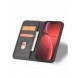 Magnet Fancy Case fodral för iPhone 14 Pro Max flip cover plånboksställ svart