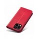 Magnet Fancy Case fodral för iPhone 14 Pro Max flip cover plånboksställ rött