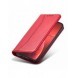 Magnet Fancy Case fodral för iPhone 14 Pro Max flip cover plånboksställ rött