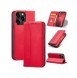 Magnet Fancy Case fodral för iPhone 14 Pro Max flip cover plånboksställ rött