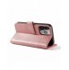 Magnetfodral elegant fodral med flik och stativfunktion iPhone 14 rosa