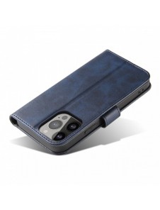 Magnetfodral elegant fodral med flik och stativfunktion för iPhone 14 Pro blå