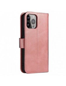 Magnetfodral elegant fodral skal flip-fodral med stativfunktion för iPhone 14 Pro rosa