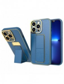 Nytt Kickstand-fodral för iPhone 13 Pro med blått stativ