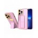 Nytt Kickstand-fodral för iPhone 13 Pro med rosa stativ