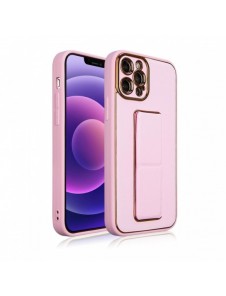 Nytt Kickstand-fodral för iPhone 13 Pro Max med stativ rosa