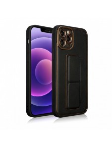 Nytt Kickstand-fodral för iPhone 13 Pro Max med ställ svart