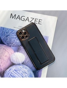 Nytt Kickstand-fodral för iPhone 13 Pro Max med ställ svart