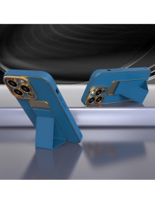 Nytt Kickstand-fodral för iPhone 13 Pro Max med ställ svart