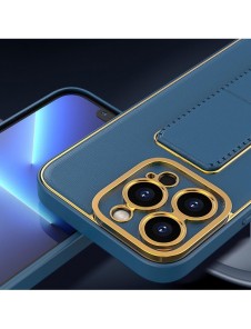 Nytt Kickstand-fodral för iPhone 13 Pro Max med ställ svart