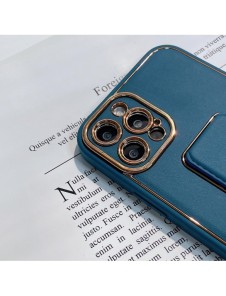 Nytt Kickstand-fodral för iPhone 13 Pro Max med grönt stativ