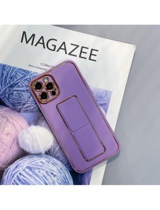 Nytt Kickstand-fodral för iPhone 13 Pro Max med stativ lila