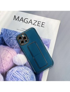 Nytt Kickstand-fodral för iPhone 12 Pro med blått stativ
