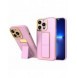 Nytt Kickstand-fodral för iPhone 12 Pro med rosa stativ