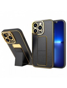 Nytt Kickstand-fodral för iPhone 12 Pro med ställ svart