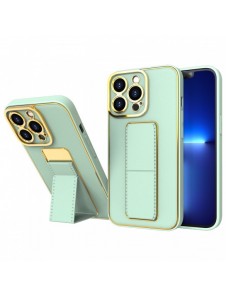 Nytt Kickstand-fodral för iPhone 12 Pro med grönt stativ