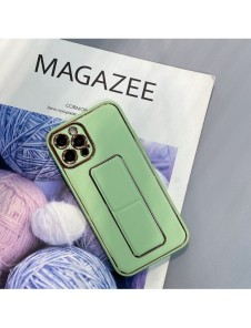Nytt Kickstand-fodral för iPhone 12 Pro med grönt stativ