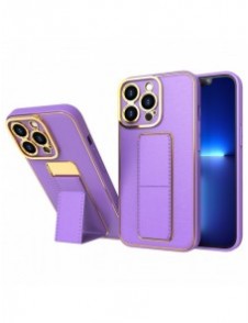 Nytt Kickstand-fodral för iPhone 12 Pro med stativ lila