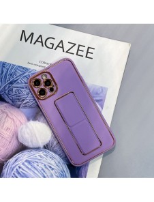 Nytt Kickstand-fodral för iPhone 12 Pro med stativ lila