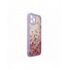 Designfodral för iPhone 12 Pro blommig lila