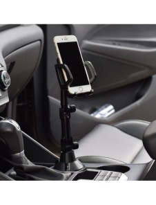 Smartphone bilhållare för mugghållare svart