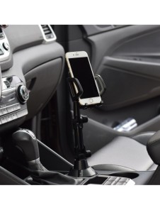 Smartphone bilhållare för mugghållare svart