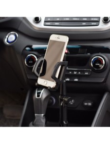 Smartphone bilhållare för mugghållare svart
