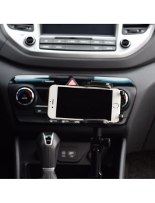 Smartphone bilhållare för mugghållare svart