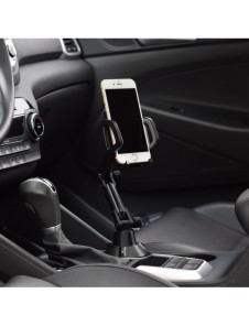 Smartphone bilhållare för mugghållare svart