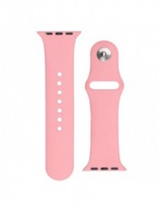 Silikonrem APS Silikonband för klocka 9 / 8 / 7 / 6 / 5 / 4 / 3 / 2 / SE (41 / 40 / 38mm) Armband Watch Armband Rosa